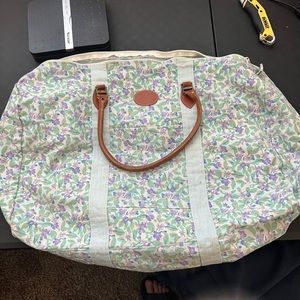 Vintage Gap Floral Print weekender tote bag
